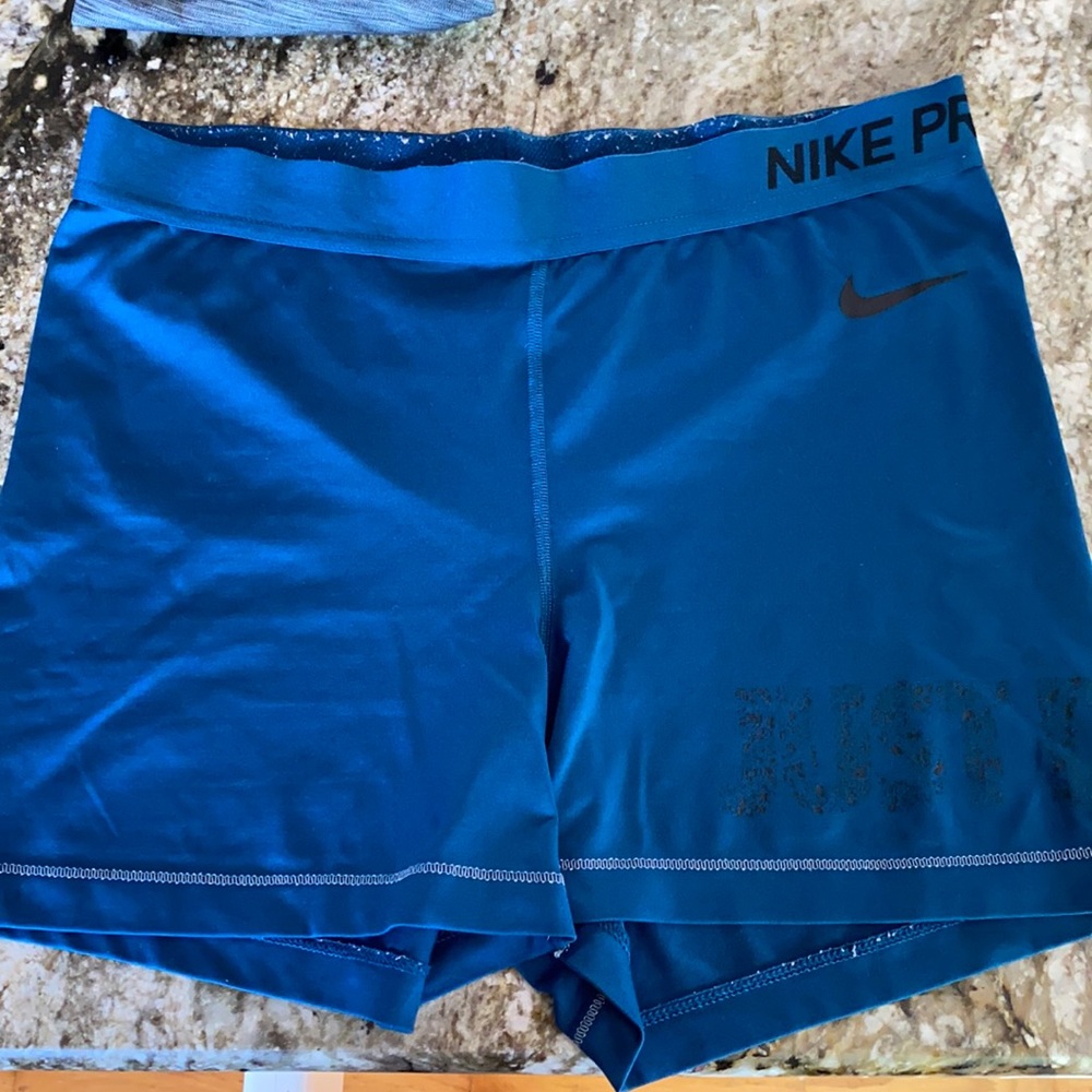 Blue Nike women’s spandex